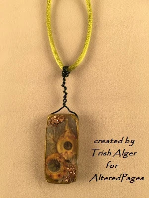 Polymer clay pendant jewelry